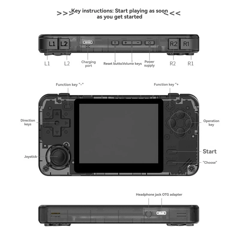 RGB10X Retro Handheld Game Console 3.5inch IPS Screen Arkos Video Game Consoles Supports Multiple Emulators Gamepad C-A86Z
RGB10X Retro Handheld Game Console 3.5inch IPS Screen Arkos Video Game Consoles Supports Multiple Emulators Gamepad C-A86Z