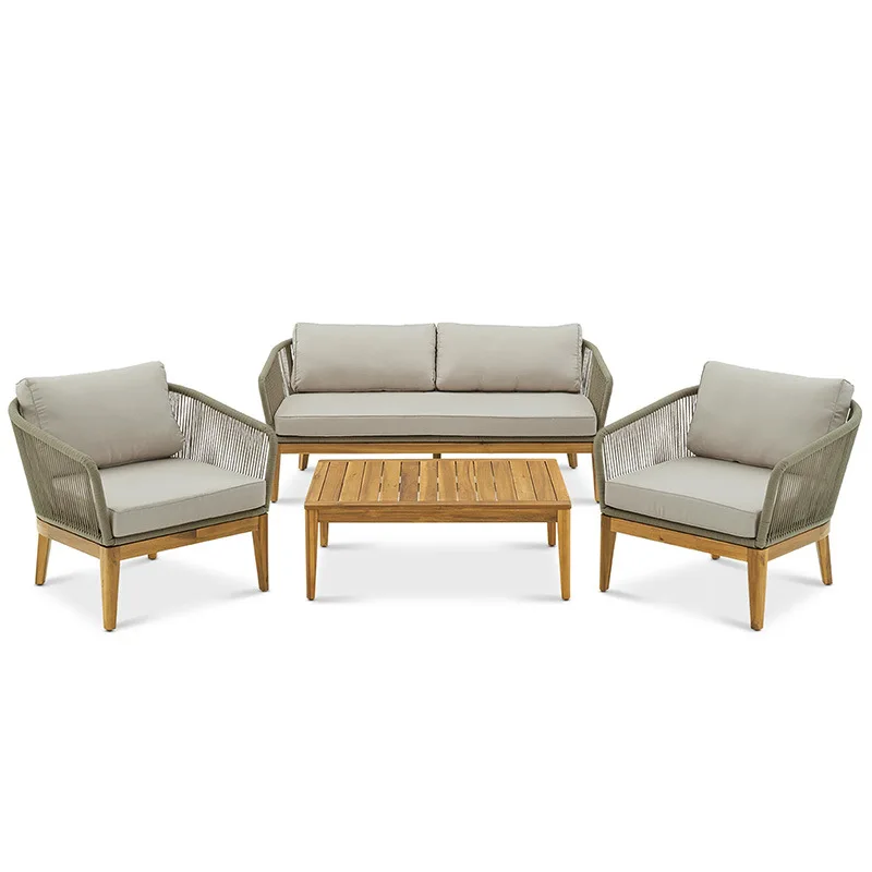 #High quality comfortable teak furniture outdoor sofa set chair coffee table for patio garden terrace
#High quality comfortable teak furniture outdoor sofa set chair coffee table for patio garden terrace