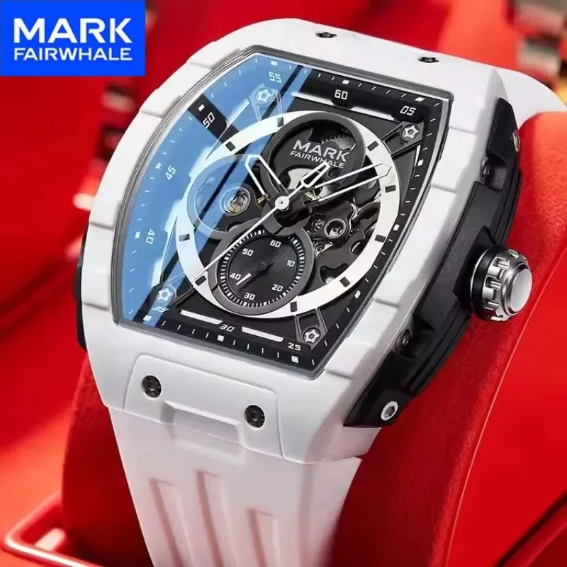 Mark Fairwhale Fashion 47mm large dial Tonneau Mens Mechanical Wristwatch Luminous Waterproof Rubber Strap Sport reloj hombre
Mark Fairwhale Fashion 47mm large dial Tonneau Mens Mechanical Wristwatch Luminous Waterproof Rubber Strap Sport reloj hombre
