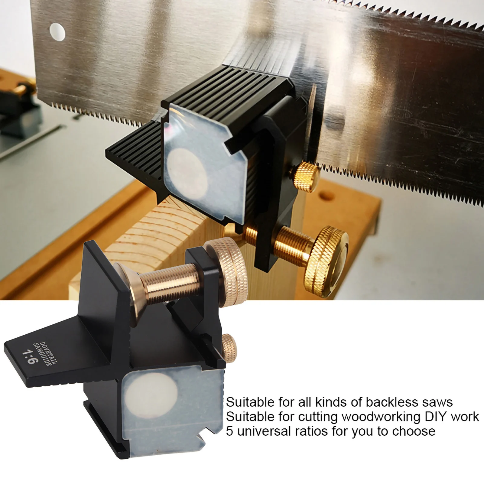 Aluminum Alloy Magnetic Dovetail Aluminum Alloy Woodworking Dovetail Rail Saw Gauge for DIY Activities
Aluminum Alloy Magnetic Dovetail Aluminum Alloy Woodworking Dovetail Rail Saw Gauge for DIY Activities