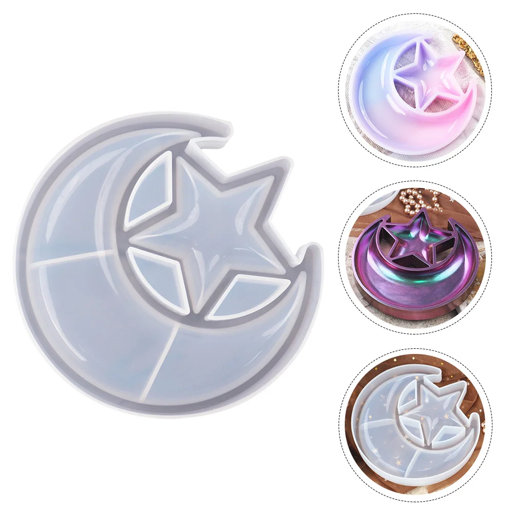 Crystal Epoxy Resin Mold Star Moon Tray Silicone Casting Jewelry Accessories Durable Wear Resistant DIY Crafts Storage
Crystal Epoxy Resin Mold Star Moon Tray Silicone Casting Jewelry Accessories Durable Wear Resistant DIY Crafts Storage