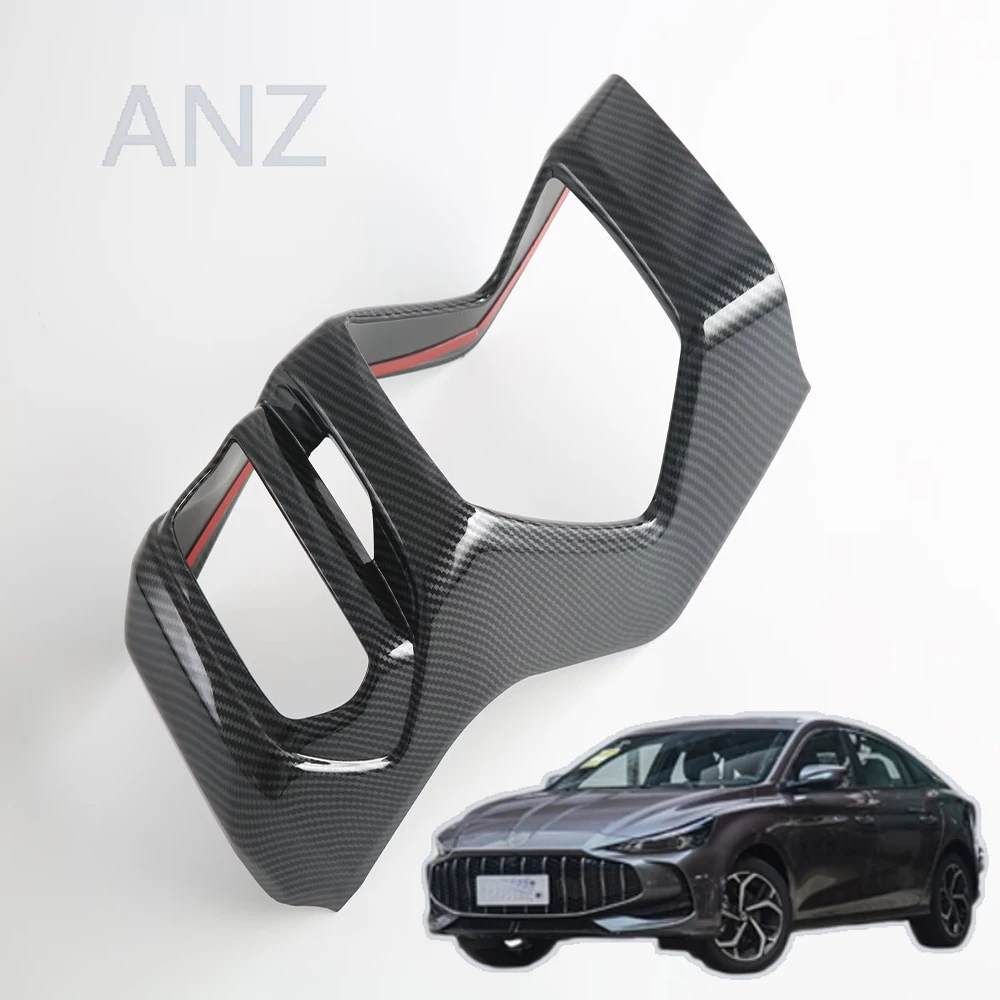 ABS CarbonFiber Car rear AC anti-kick panel cover trim rear AC Outlet cover Interior Mouldings For MG5 MG 5 2021 2022 2023 2024
ABS CarbonFiber Car rear AC anti-kick panel cover trim rear AC Outlet cover Interior Mouldings For MG5 MG 5 2021 2022 2023 2024