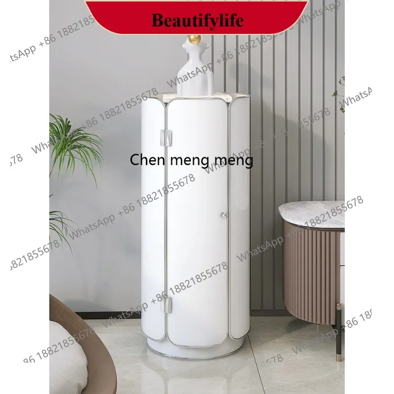 E153 Light luxury dining side cabinet wine cabinet floor-to-ceiling living room cabinet simple cylindrical locker
E153 Light luxury dining side cabinet wine cabinet floor-to-ceiling living room cabinet simple cylindrical locker