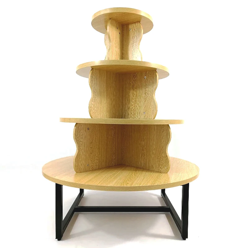 Custom. Multi-functional custom OEM detachable round shopping store MDF panel wood 3 tier tiered display table
Custom. Multi-functional custom OEM detachable round shopping store MDF panel wood 3 tier tiered display table