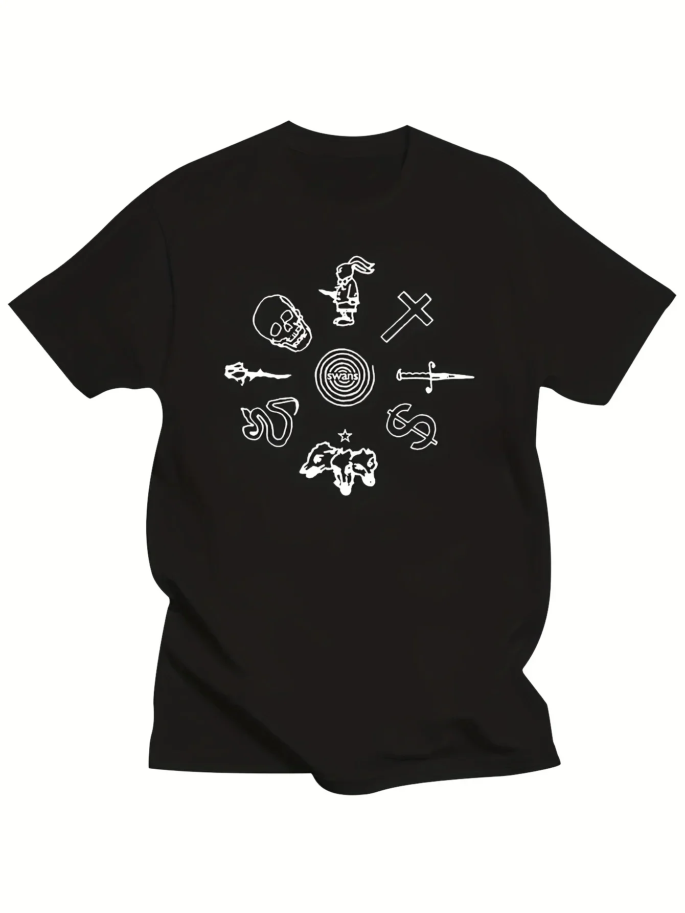 Swans Punk Rock Band Legend Logo Мужская черная футболка Размер от S до 3XL Топы Футболка Мужская одежда Футболка Женские подарки для мужчин
Swans Punk Rock Band Legend Logo Мужская черная футболка Размер от S до 3XL Топы Футболка Мужская одежда Футболка Женские подарки для мужчин