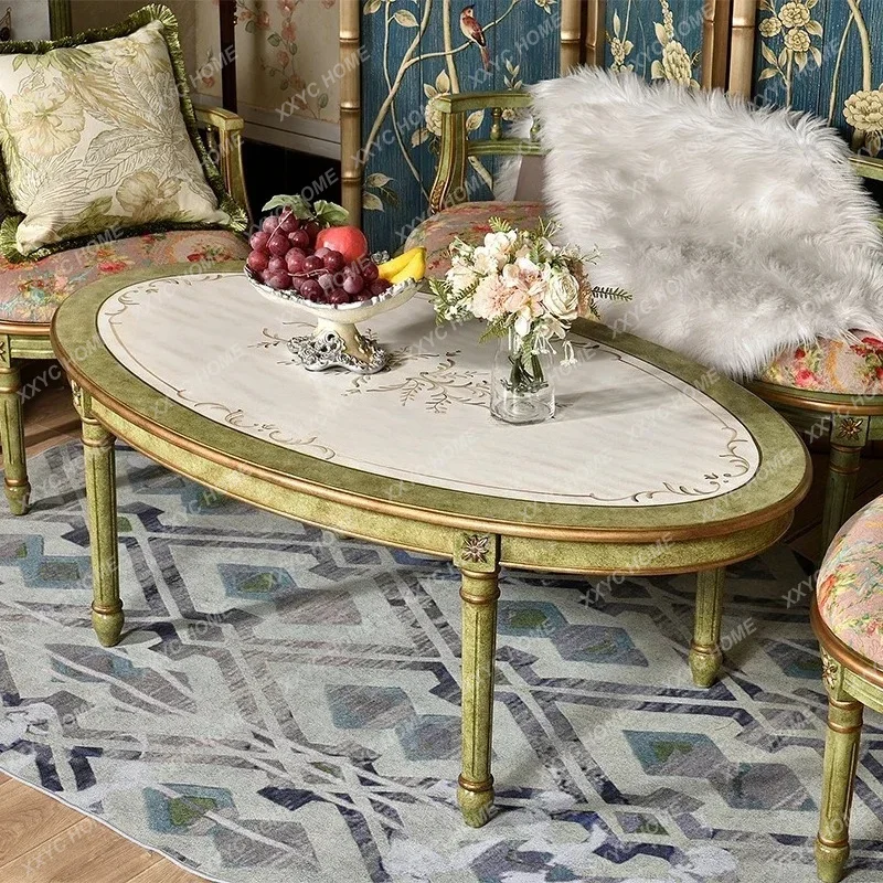 L coffee table solid wood living room household oval small apartment
L coffee table solid wood living room household oval small apartment