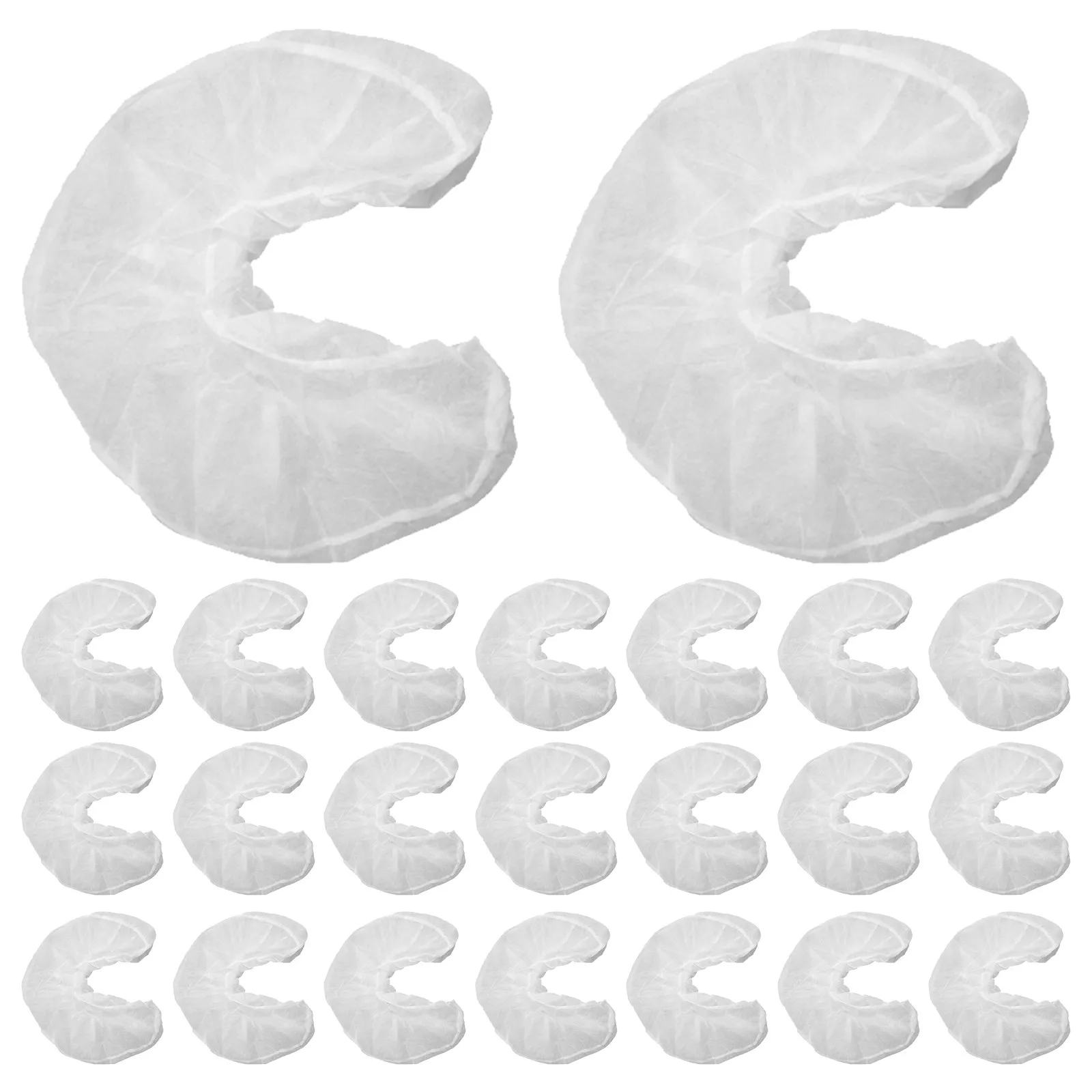 50Pcs Non-Woven Disposable U-Shaped Pillowcase Stretchy Elastic Headrest Covers for Massage Table Face Cradle Travel Neck Pillow
50Pcs Non-Woven Disposable U-Shaped Pillowcase Stretchy Elastic Headrest Covers for Massage Table Face Cradle Travel Neck Pillow