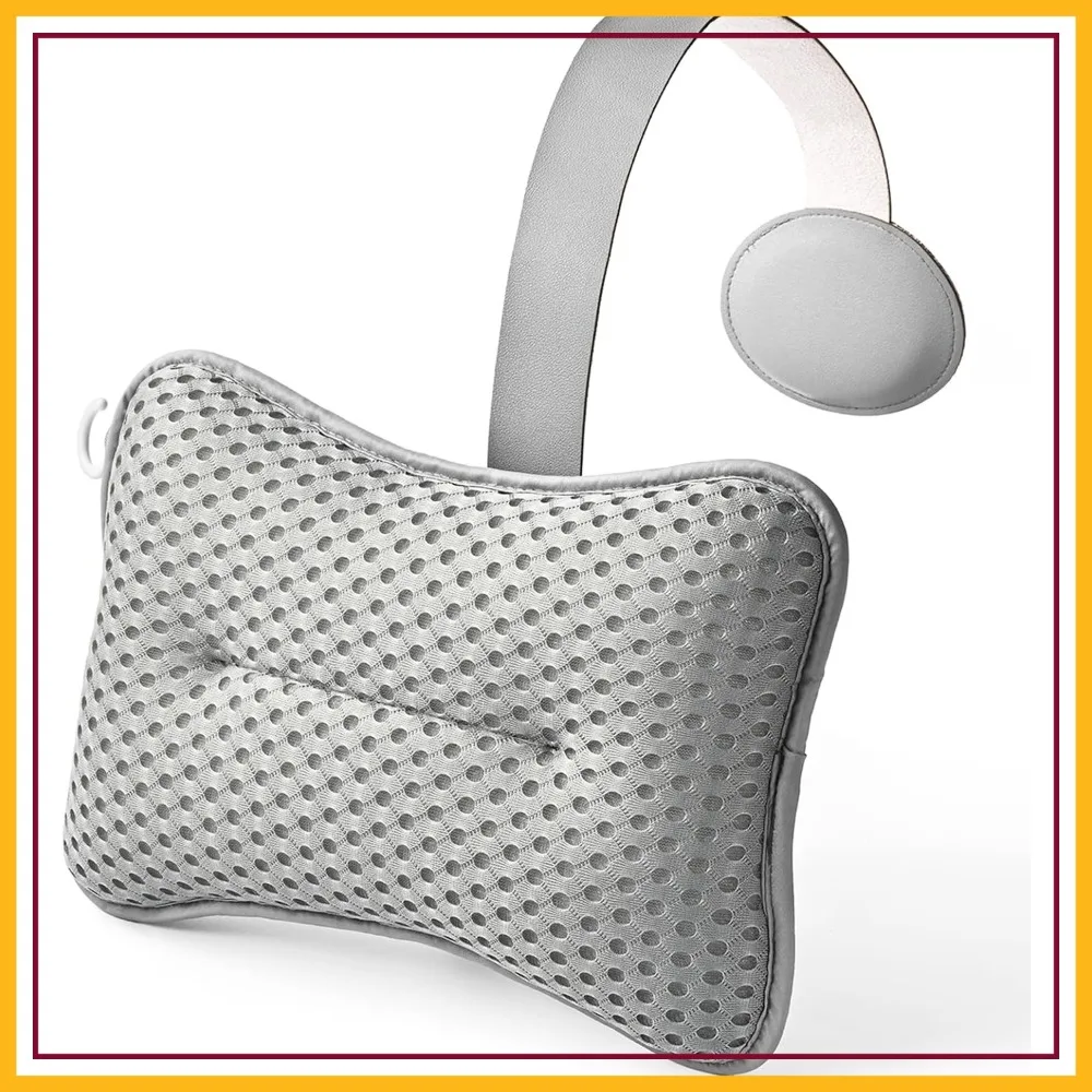 Universal Hot Tub Pillow, Grey - Adjustable Headrest for Spa, Pool & Chaise Lounge, Easy-Dry with Hook, 1-Pack
Universal Hot Tub Pillow, Grey - Adjustable Headrest for Spa, Pool & Chaise Lounge, Easy-Dry with Hook, 1-Pack