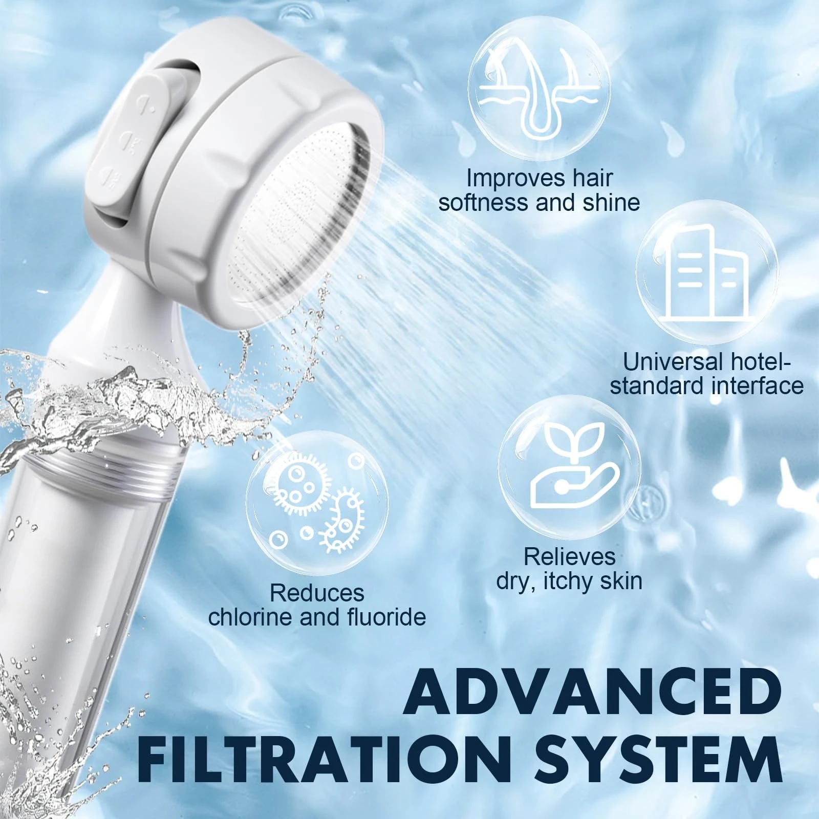 1 Set Handheld Shower Nozzle With Filter Cores 3 Modes Travel Portable Shower Head Shower Spray Nozzle Bathroom Accessories
1 Set Handheld Shower Nozzle With Filter Cores 3 Modes Travel Portable Shower Head Shower Spray Nozzle Bathroom Accessories