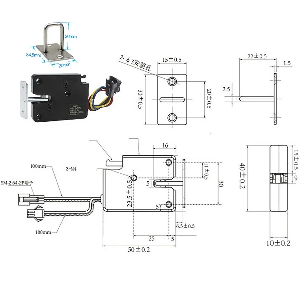 DC 3V 5V 12V Small Electric Control Lock Express Cabinet Door Lock Micro Locker Door Electronic Lock
DC 3V 5V 12V Small Electric Control Lock Express Cabinet Door Lock Micro Locker Door Electronic Lock