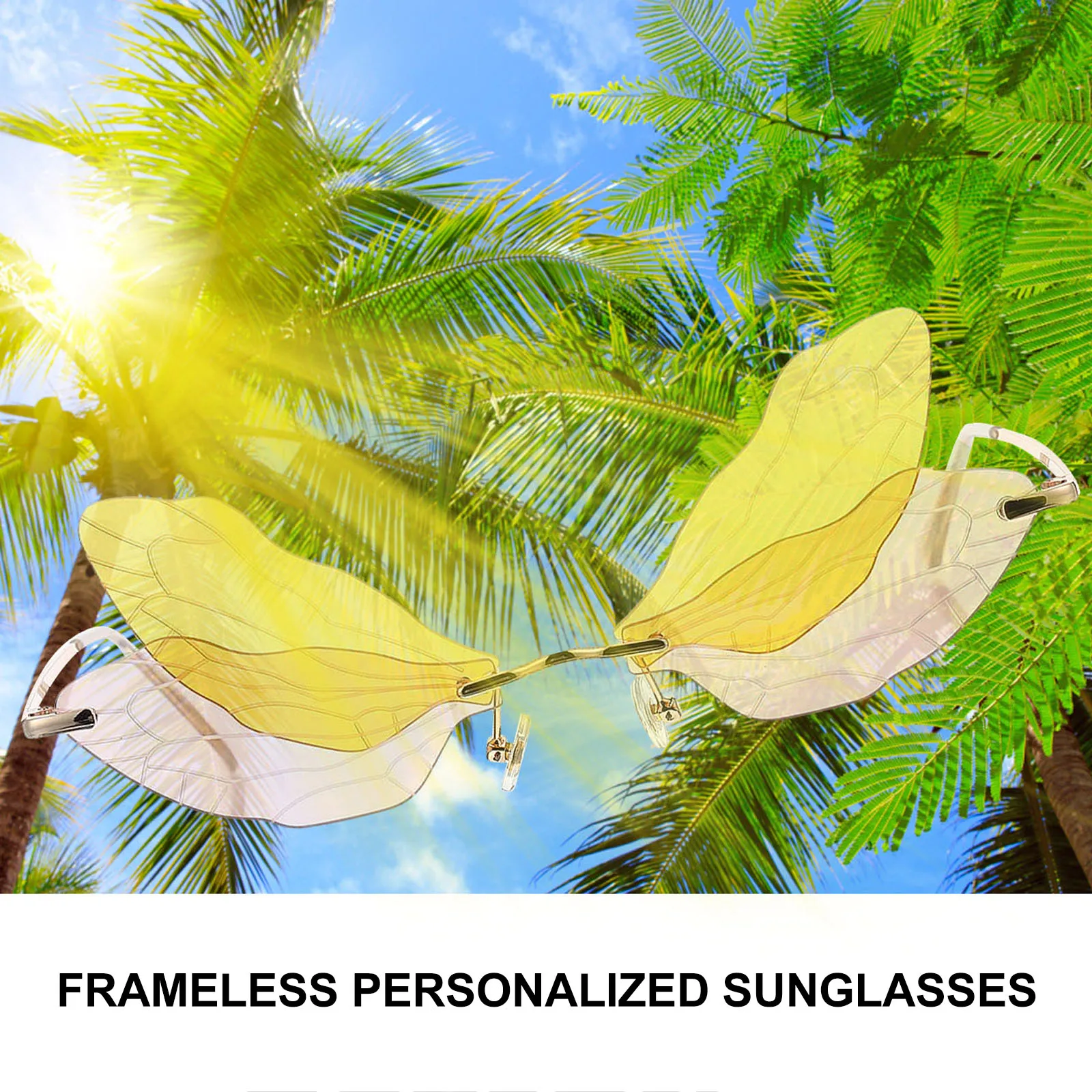 Sunglasses Dragon Rimless Fly Wing Brown Shaped Frameless Irregular Fashion Party Shopping Travel Gifts Birthday Christmas
Sunglasses Dragon Rimless Fly Wing Brown Shaped Frameless Irregular Fashion Party Shopping Travel Gifts Birthday Christmas