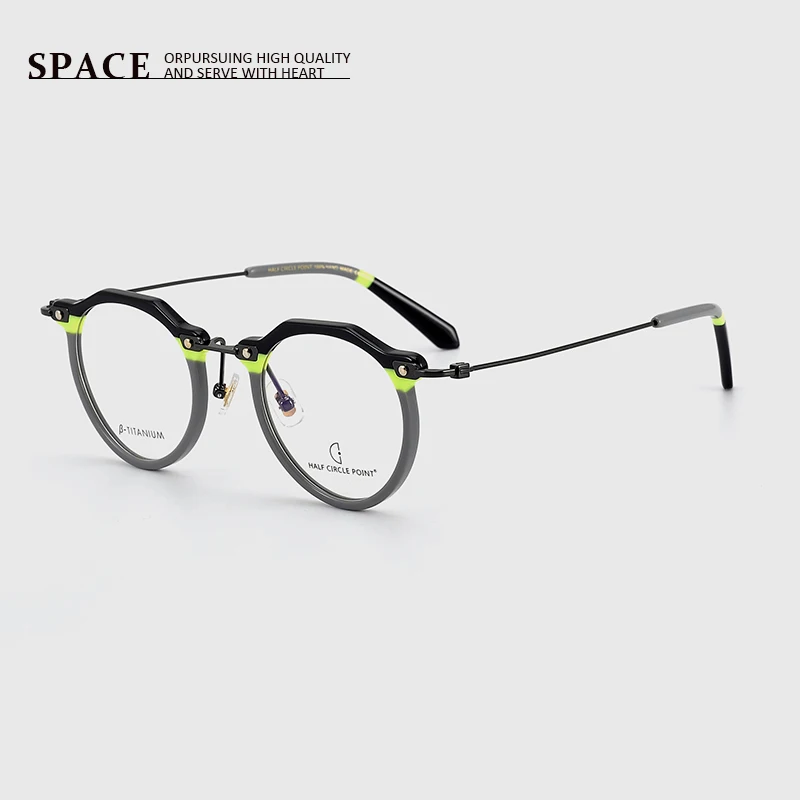 HP2021514-1 personalized titanium fashion men spectacle frame retro casual optical women glasses custom prescription lenses
HP2021514-1 personalized titanium fashion men spectacle frame retro casual optical women glasses custom prescription lenses
