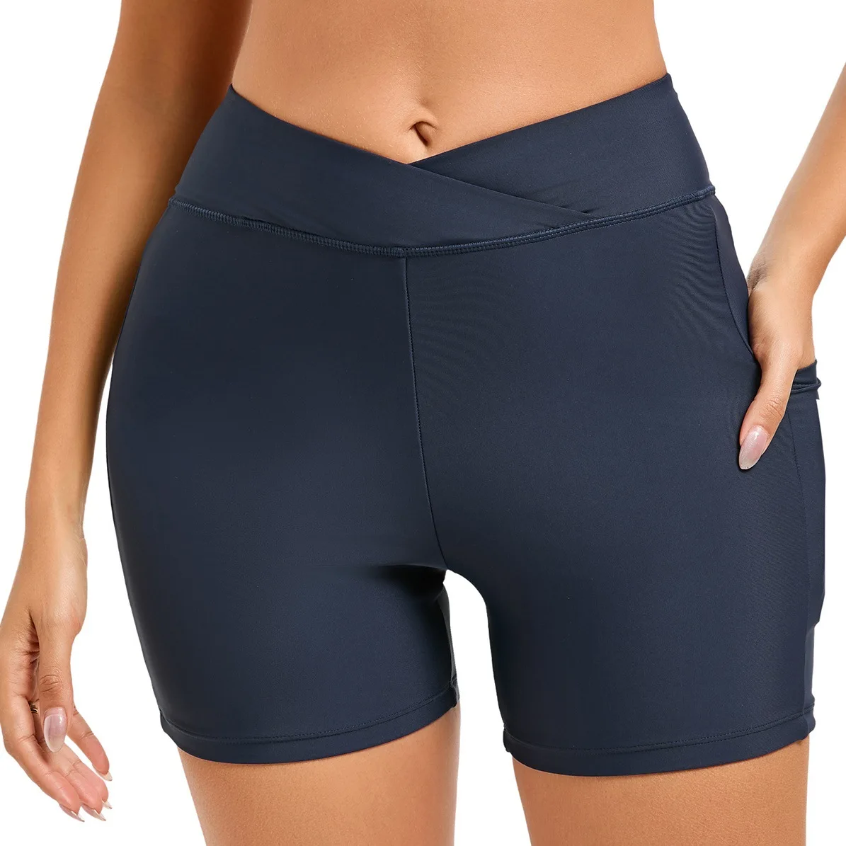 Spot High Waist 2025 Новые европейские и американские эластичные облегающие консервативные плавки-боксеры для женщин
Spot High Waist 2025 Новые европейские и американские эластичные облегающие консервативные плавки-боксеры для женщин
