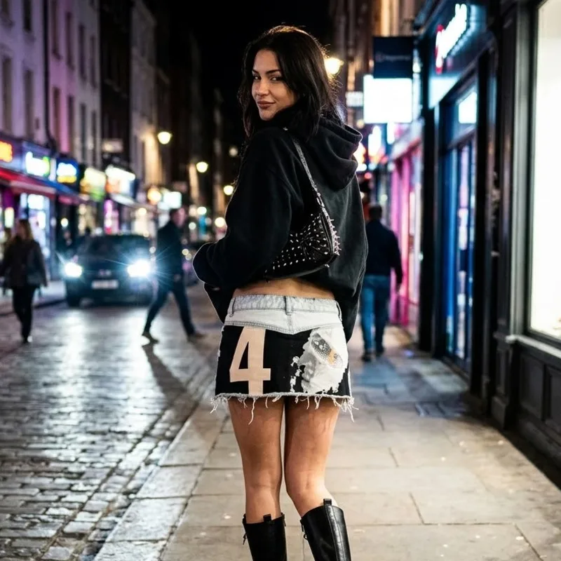 Y2K Gothic Streetwear Digital Print Patchwork Washed Denim Mini Skirt Edgy Clubwear For Women Teens Halloween Party Outfit
Y2K Gothic Streetwear Digital Print Patchwork Washed Denim Mini Skirt Edgy Clubwear For Women Teens Halloween Party Outfit