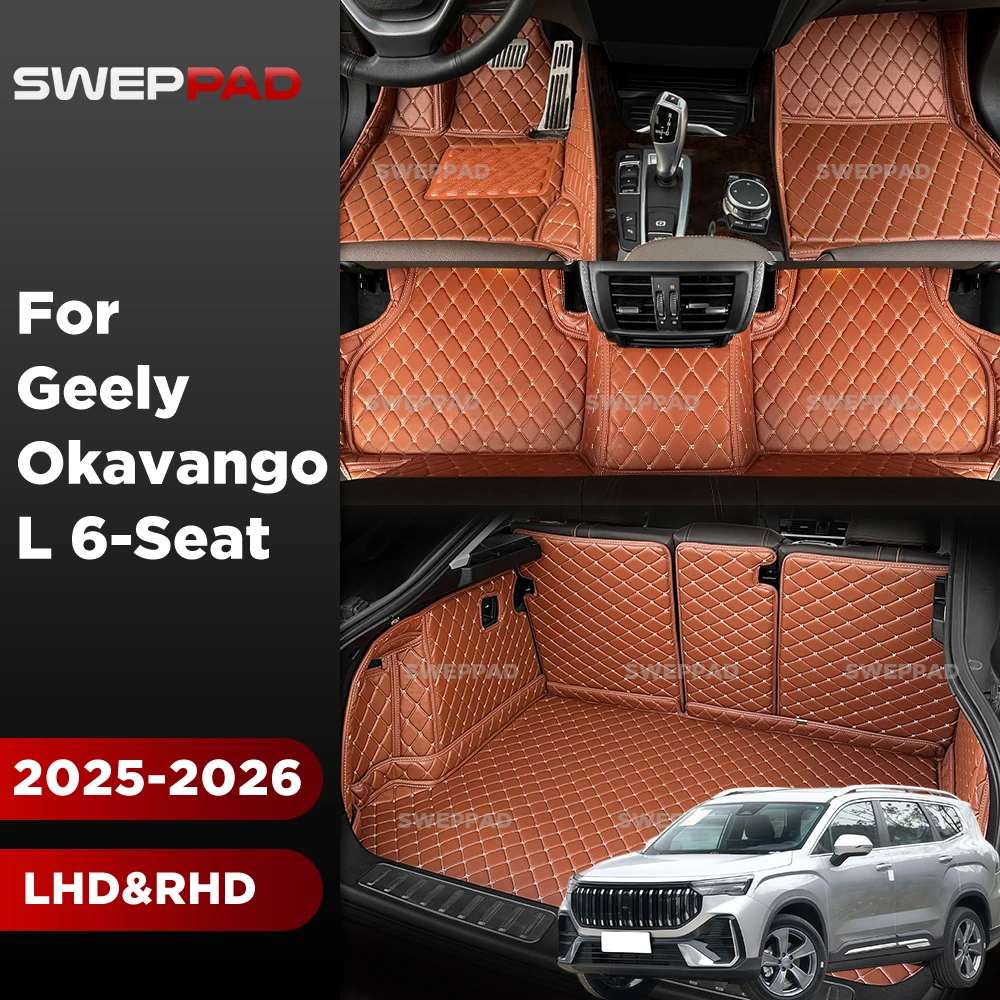 Car Floor Mats For Geely Okavango L (6-Seat) 2025 2026 Trunk mat Cargo Liner Protection Carpet Custom Floor Liners Accessories
Car Floor Mats For Geely Okavango L (6-Seat) 2025 2026 Trunk mat Cargo Liner Protection Carpet Custom Floor Liners Accessories