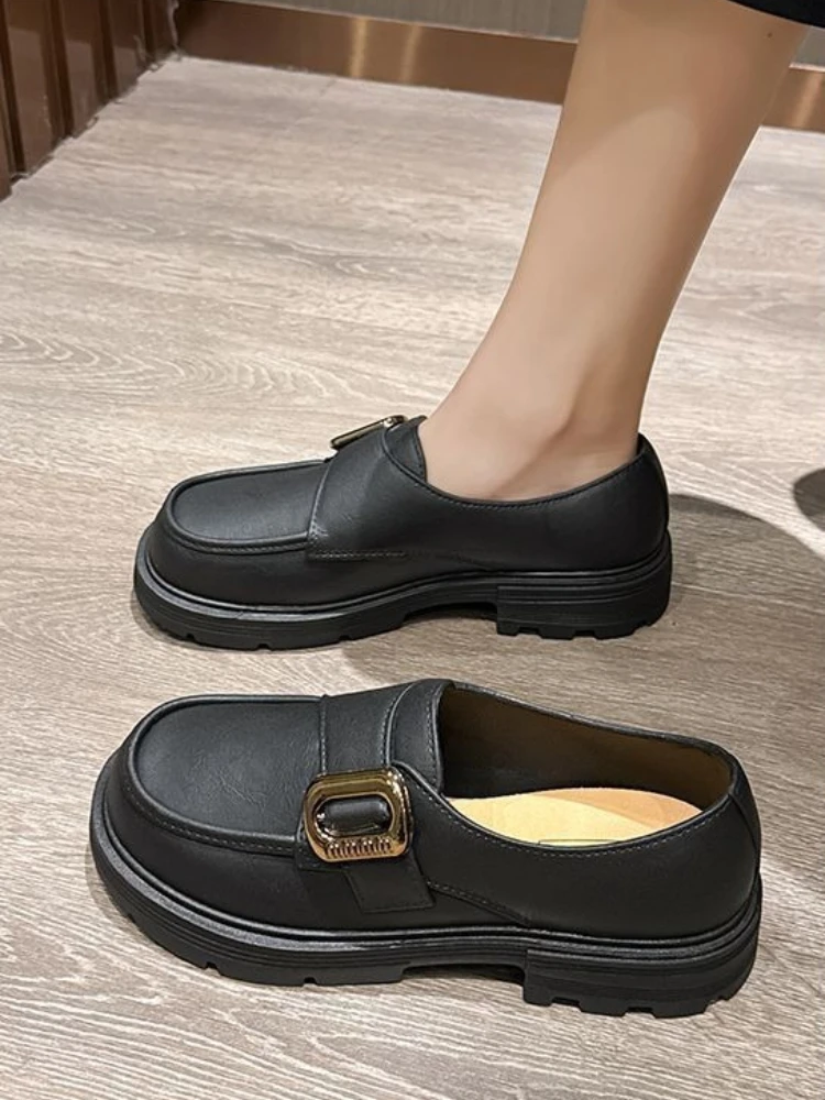 Women's Easy Wear Slip-On Loafers Chunky Platform Casual Shoes British Design Spring 2026 New Fashion Comfortable Footwear
Women's Easy Wear Slip-On Loafers Chunky Platform Casual Shoes British Design Spring 2026 New Fashion Comfortable Footwear