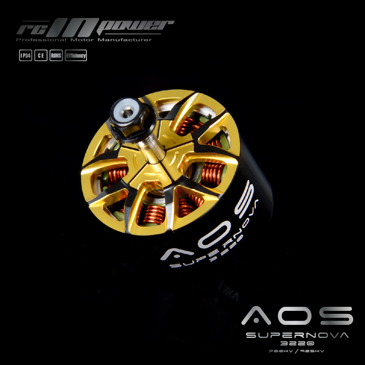 RCInPower AOS Supernova 3220 V2 Brushless Motor 700KV 925KV 1000KV 10inch Cinelifter Drone Motor
RCInPower AOS Supernova 3220 V2 Brushless Motor 700KV 925KV 1000KV 10inch Cinelifter Drone Motor