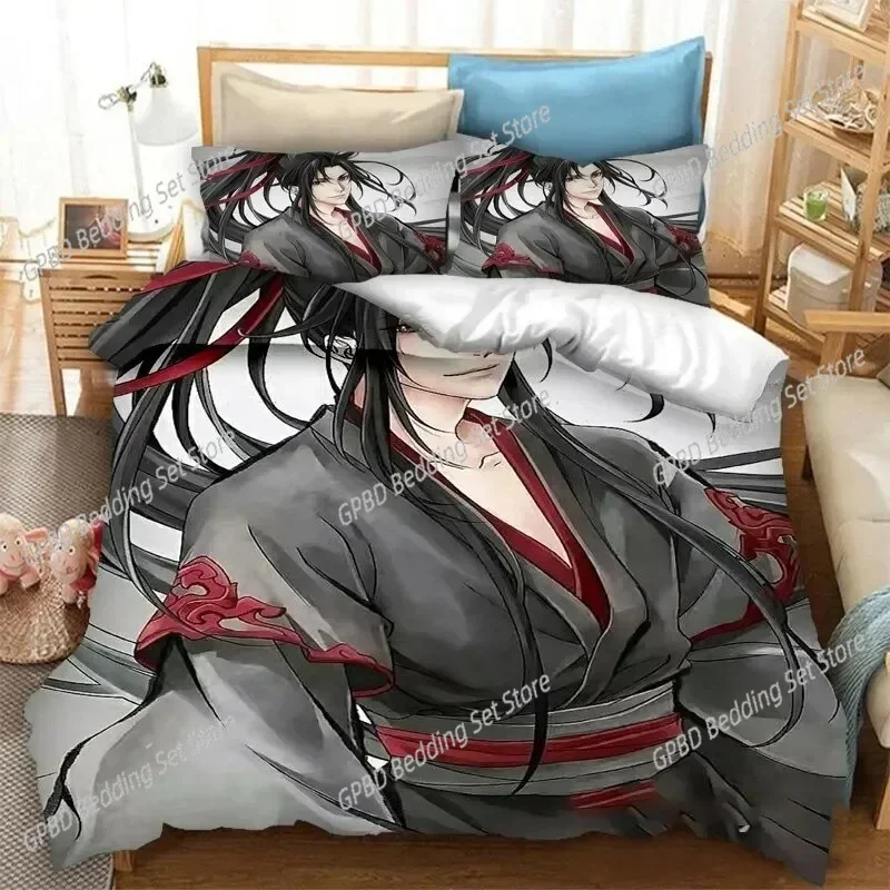 Grandmaster of Demonic Cultivation Mo Dao Zu Shi 3D NEW Duvet Cover Pillowcase Bedding Set Adult Boy Bedroom Single Double Large
Grandmaster of Demonic Cultivation Mo Dao Zu Shi 3D NEW Duvet Cover Pillowcase Bedding Set Adult Boy Bedroom Single Double Large