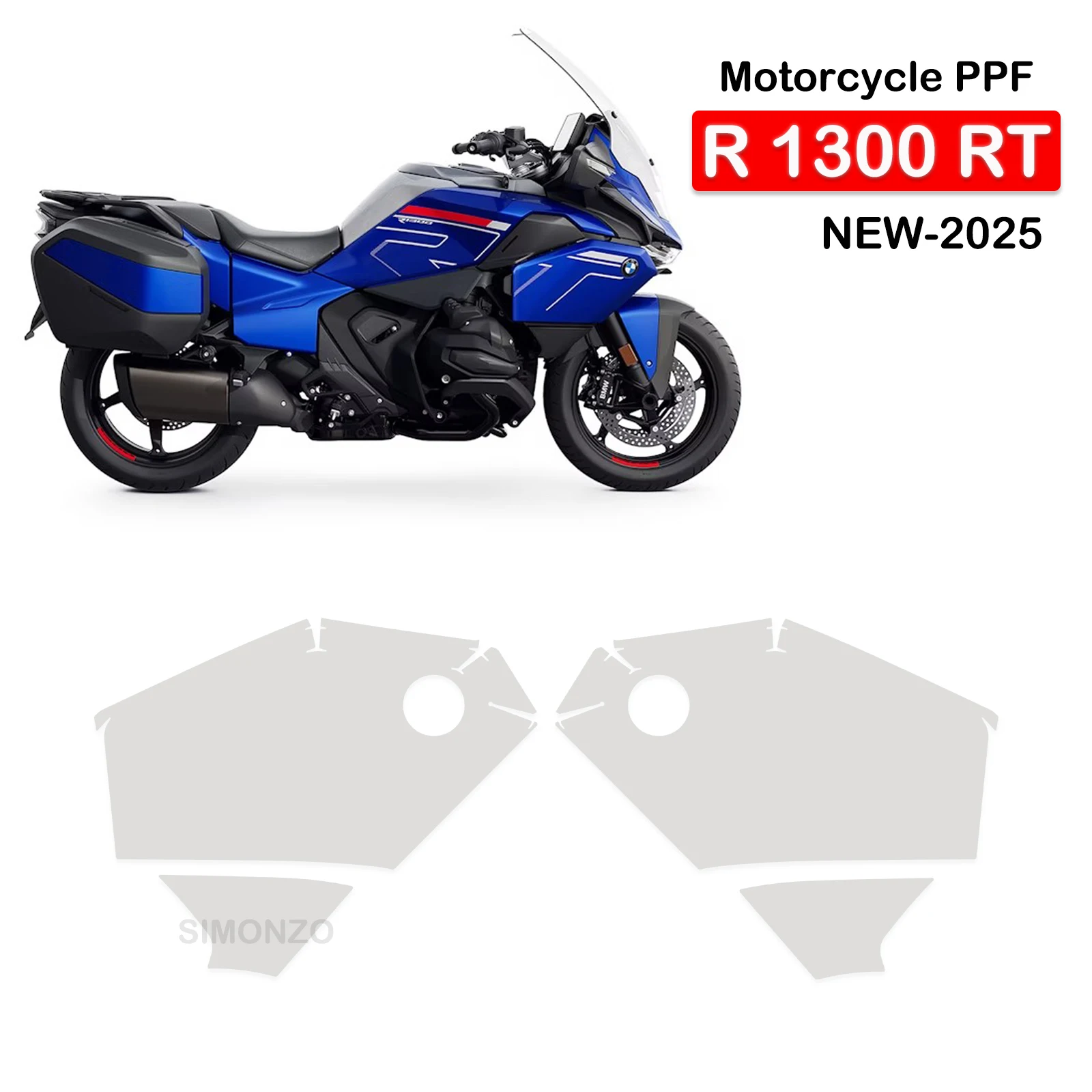 2025 For BMW R1300RT PPF Motorcycle TPU Paint Protection Film R1300 RT Anti-scratch Fairing Protection Fuel Tank Protection Film
2025 For BMW R1300RT PPF Motorcycle TPU Paint Protection Film R1300 RT Anti-scratch Fairing Protection Fuel Tank Protection Film