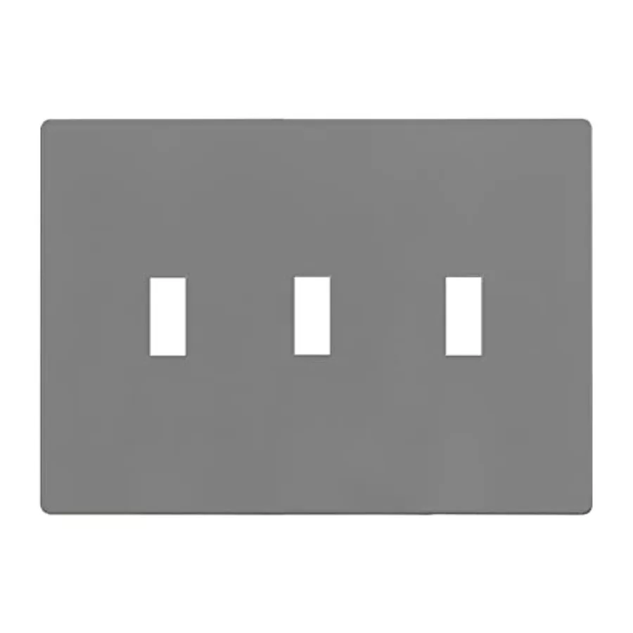 Triple Toggle Switch Wall Plate, Child Safe Light Switch Cover, 3-Gang 4.68" x 6.53", Unbreakable Polycarbonate Thermoplastic,
Triple Toggle Switch Wall Plate, Child Safe Light Switch Cover, 3-Gang 4.68" x 6.53", Unbreakable Polycarbonate Thermoplastic,
