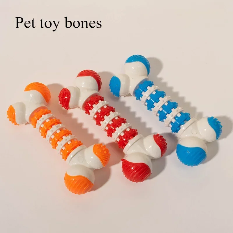 TPR Gear Bone Pet Toy Anti Bite Teeth Grinding Color Blocked Small Bone dog Toys for small dogs
TPR Gear Bone Pet Toy Anti Bite Teeth Grinding Color Blocked Small Bone dog Toys for small dogs