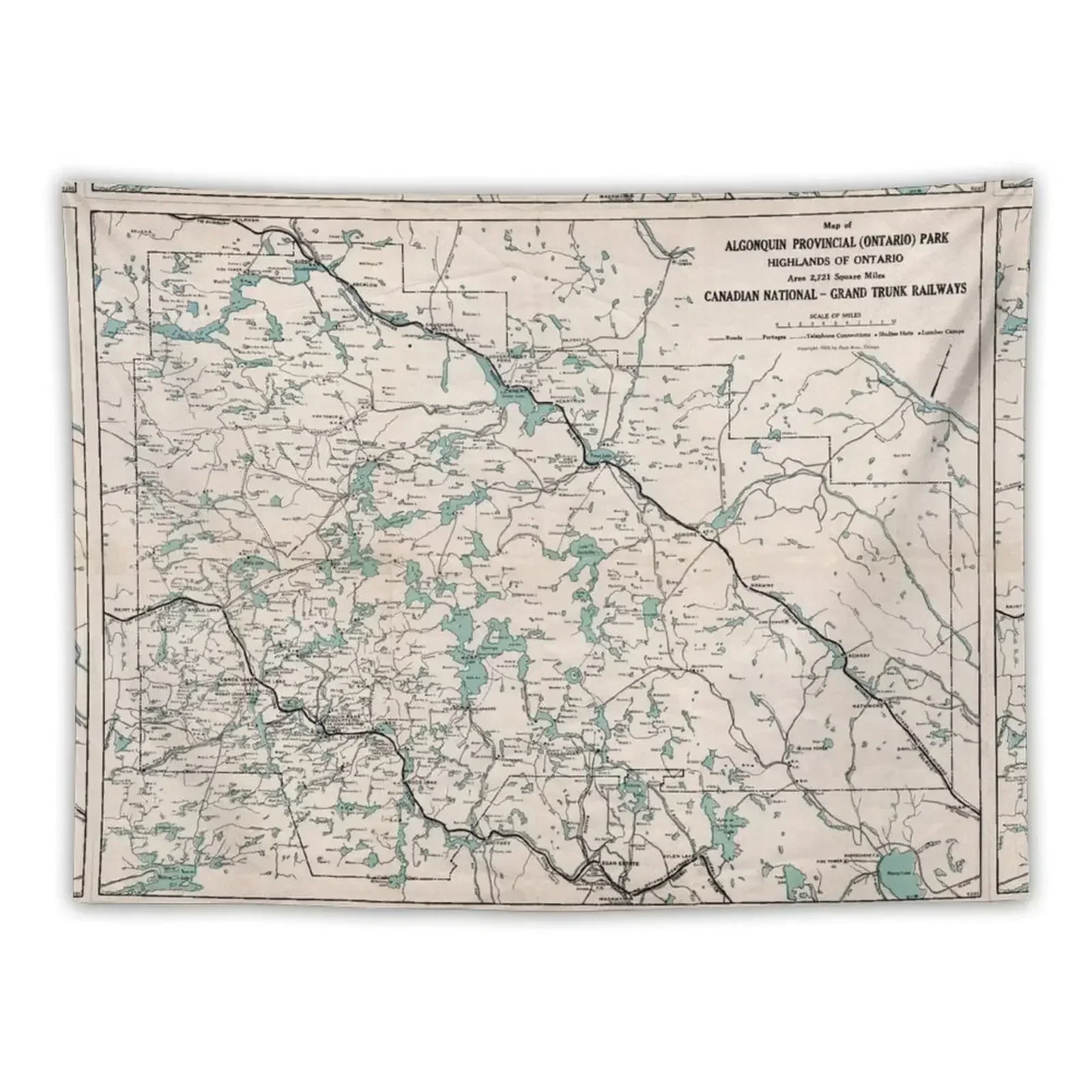 1922 Algonquin Park Ontario Vintage Map Tapestry Room Decor Aesthetic Bathroom Decor Cute Room Things Tapestry
1922 Algonquin Park Ontario Vintage Map Tapestry Room Decor Aesthetic Bathroom Decor Cute Room Things Tapestry