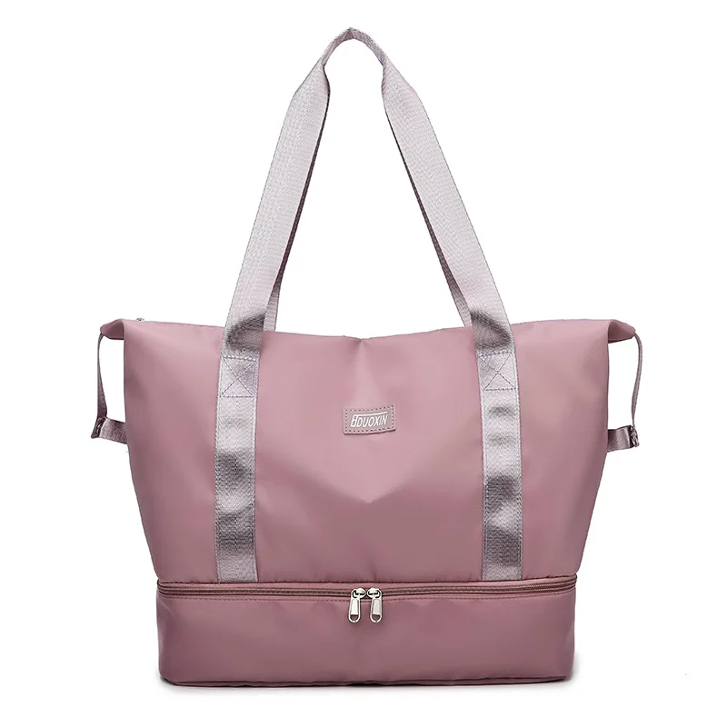 Independent shoe compartment, large capacity travelwaterproof shoulder bag for women
Independent shoe compartment, large capacity travelwaterproof shoulder bag for women