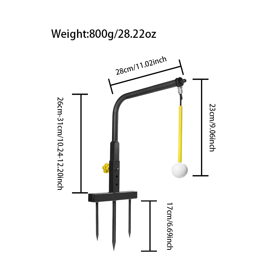 Golf Swing Training Device | Iron Frame Training Equipment | Portable Swing Corrector | Indoor and Outdoor Golf Hanger Ball | Precision Hitting Aids
Golf Swing Training Device | Iron Frame Training Equipment | Portable Swing Corrector | Indoor and Outdoor Golf Hanger Ball | Precision Hitting Aids