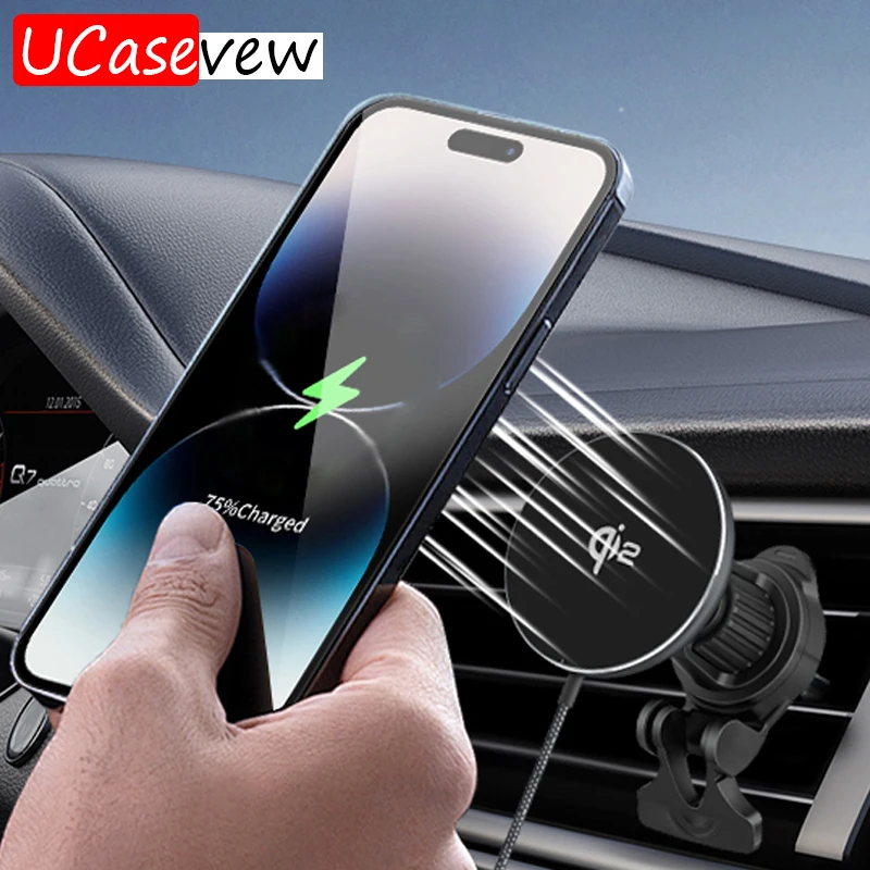 Qi2 Магнитное беспроводное зарядное устройство 15 Вт Автомобильное зарядное устройство для iPhone 16 15 14 13 12 Promax Быстрое зарядное устройство с вентиляционным отверстием Подставка для мобильного телефона
Qi2 Магнитное беспроводное зарядное устройство 15 Вт Автомобильное зарядное устройство для iPhone 16 15 14 13 12 Promax Быстрое зарядное устройство с вентиляционным отверстием Подставка для мобильного телефона