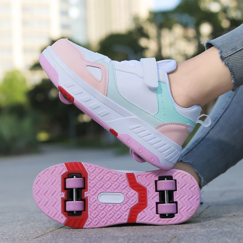 Girls' Heelys (2025 Winter New): 4-Wheel Invisible Auto-Retractable Wear-Resistant Walking Shoes
Girls' Heelys (2025 Winter New): 4-Wheel Invisible Auto-Retractable Wear-Resistant Walking Shoes