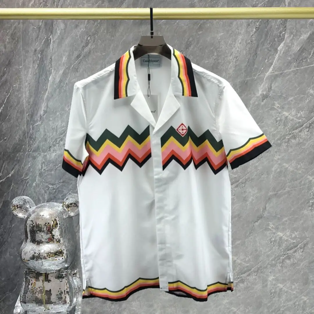 Wave Shapy Print Male Shirt 2024 Summer Short Sleeve Fancy Stylish Shirts For Men Beach Holiday Casual Shirt Camisas Hombre
Wave Shapy Print Male Shirt 2024 Summer Short Sleeve Fancy Stylish Shirts For Men Beach Holiday Casual Shirt Camisas Hombre