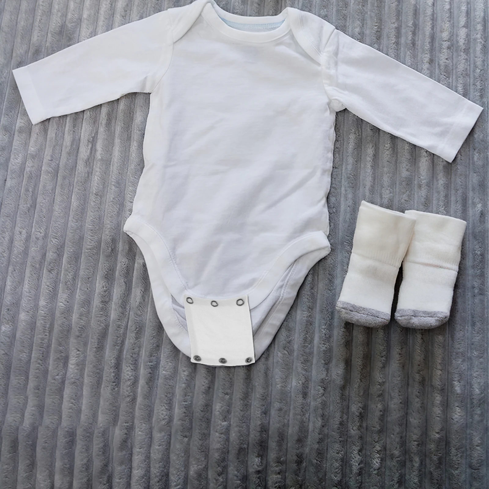 Double Layer Baby Romper Soft Cotton White Rectangle Shape Toddler Bodysuit Snap Infant Jumpsuits Extension 
Double Layer Baby Romper Soft Cotton White Rectangle Shape Toddler Bodysuit Snap Infant Jumpsuits Extension