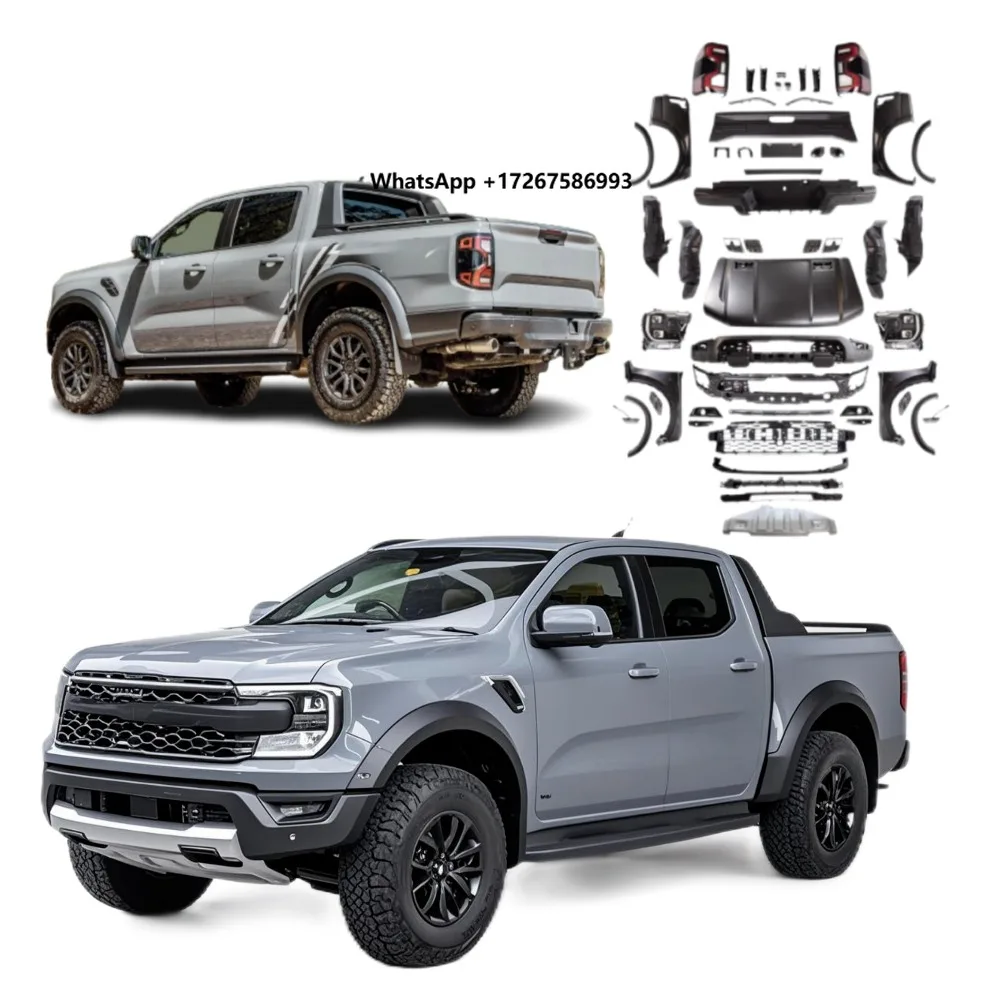 Factory Price Bodykit for Fo-rd Ranger T6 T7 T8 2012-2021 Upgrade to 2024+ Ranger raptor Bumper Diffuser Grille Fender Headlight
Factory Price Bodykit for Fo-rd Ranger T6 T7 T8 2012-2021 Upgrade to 2024+ Ranger raptor Bumper Diffuser Grille Fender Headlight