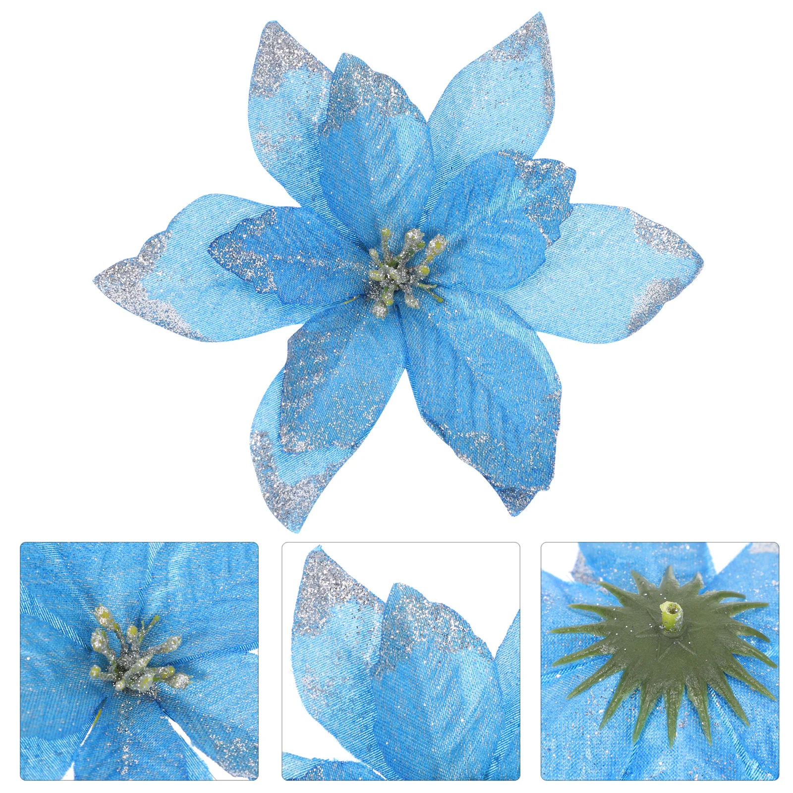 10Pcs Christmas Tree Flower Decorations Artificial Flowers Xmas Tree Ornaments DIY Decorative Fake Flowers Holiday Wreath
10Pcs Christmas Tree Flower Decorations Artificial Flowers Xmas Tree Ornaments DIY Decorative Fake Flowers Holiday Wreath