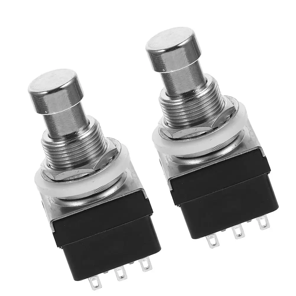 2pcs Guitar Effects Footswitch Dpst Cap Knobs Topper Bass Amplifier Controllers Electric Guitar Pedal Sound Options Stability
2pcs Guitar Effects Footswitch Dpst Cap Knobs Topper Bass Amplifier Controllers Electric Guitar Pedal Sound Options Stability