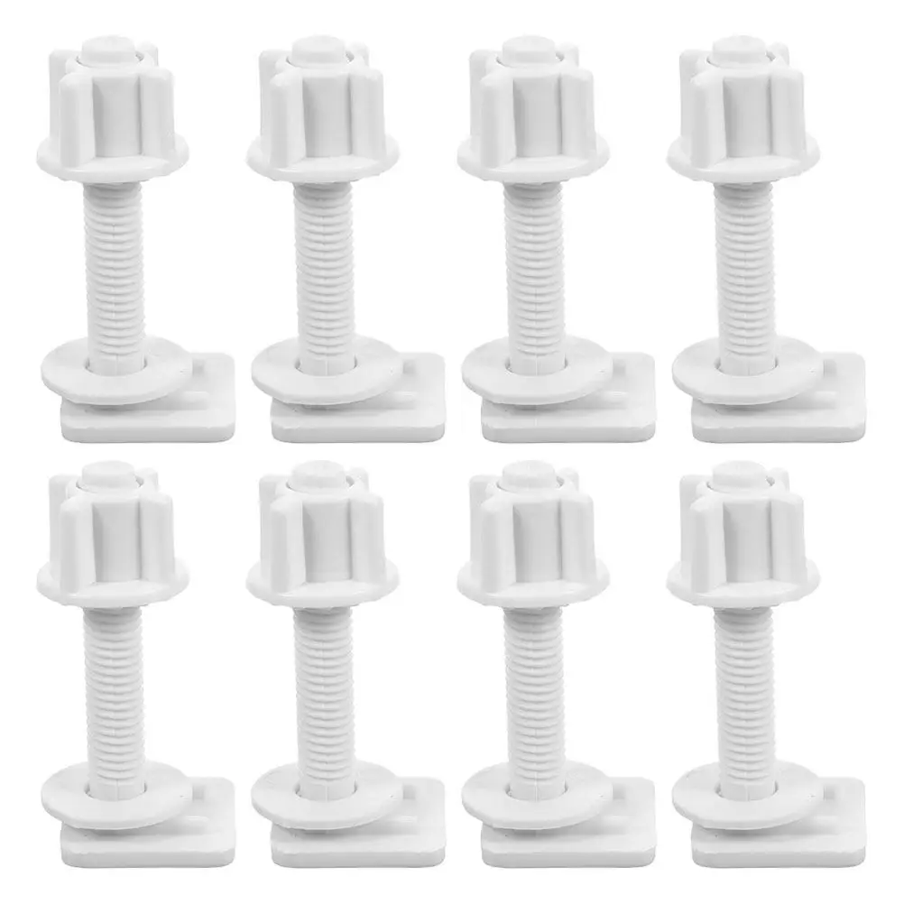 8pcs Toilet Seat Bolts Kit Durable ABS Material Quick Installation Universal Repair RV Flush Compatibility White Hinge Screws
8pcs Toilet Seat Bolts Kit Durable ABS Material Quick Installation Universal Repair RV Flush Compatibility White Hinge Screws