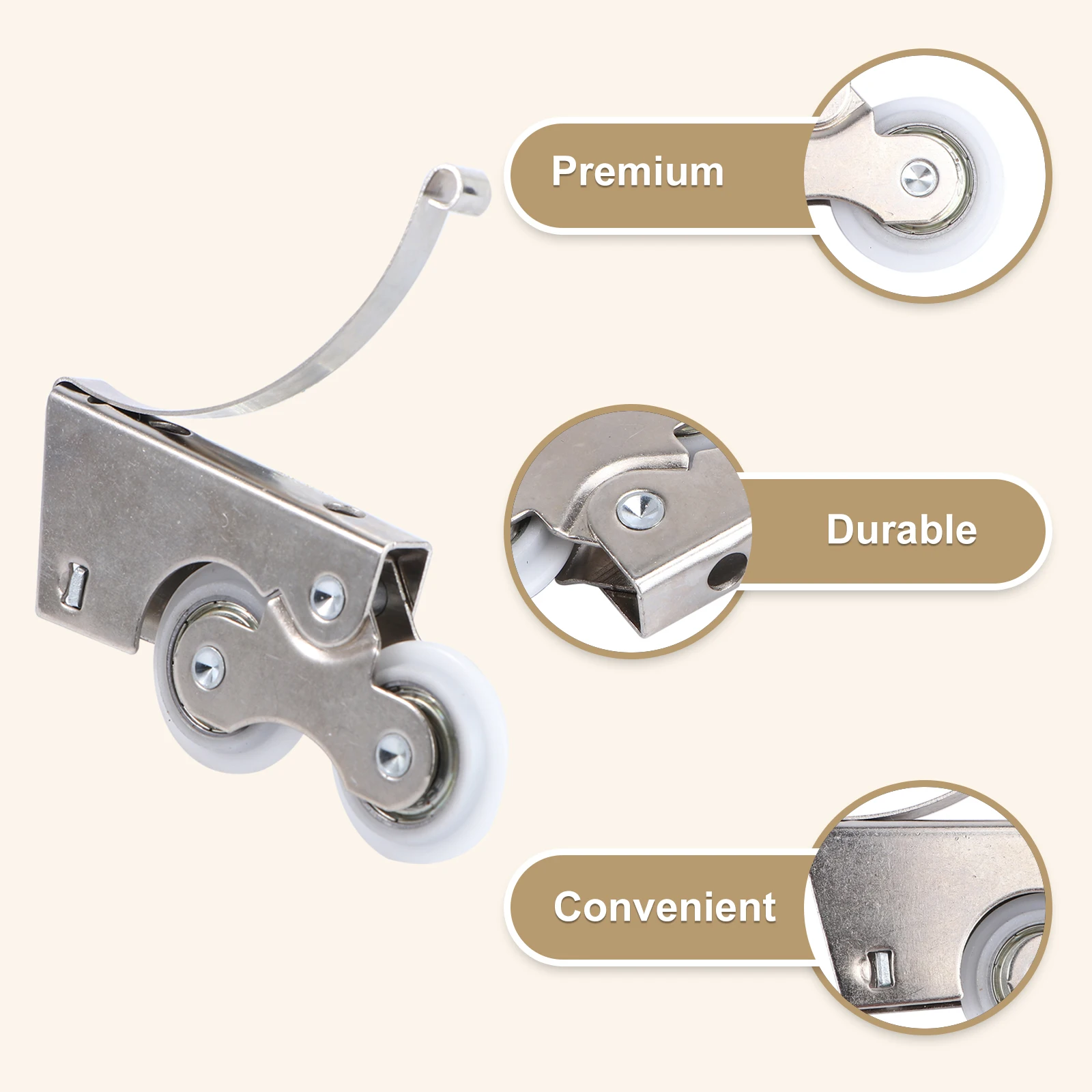 2PCS Double Wheel Door Runners Rollers Replacement Window Door Wheels Sliding Enclosure Wheels Pulleys for Home Wardrobe
2PCS Double Wheel Door Runners Rollers Replacement Window Door Wheels Sliding Enclosure Wheels Pulleys for Home Wardrobe