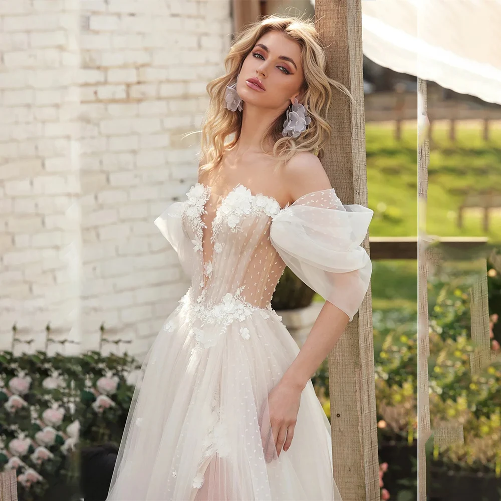 Sexy A Line Bridal Gowns 2024 Boat neck Applique Lace Wedding Dress Backless Customized High Quality Princess Bride Dresses
Sexy A Line Bridal Gowns 2024 Boat neck Applique Lace Wedding Dress Backless Customized High Quality Princess Bride Dresses