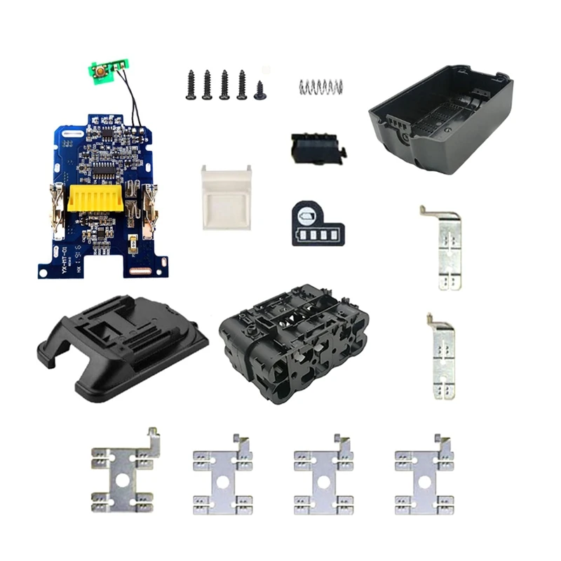Plastic Case Charging Protection Circuit Board PCB Kit For 18V Battery BL1840 BL1850 BL1830 BL1860B LXT 400 Easy To Use
Plastic Case Charging Protection Circuit Board PCB Kit For 18V Battery BL1840 BL1850 BL1830 BL1860B LXT 400 Easy To Use