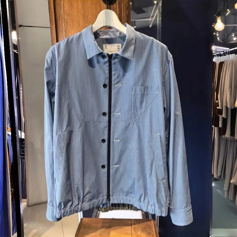 25-piece striped shirt jacket loose and casual shirt versatile long-sleeved top
25-piece striped shirt jacket loose and casual shirt versatile long-sleeved top