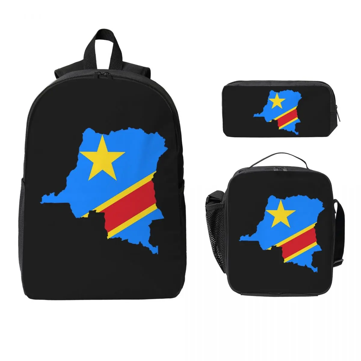 Flag Map Of The Congo Backpack Boys Girls BookBag School Bag Laptop Shoulder Bags 3ps Insulated Lunch Bag Pencil Case
Flag Map Of The Congo Backpack Boys Girls BookBag School Bag Laptop Shoulder Bags 3ps Insulated Lunch Bag Pencil Case