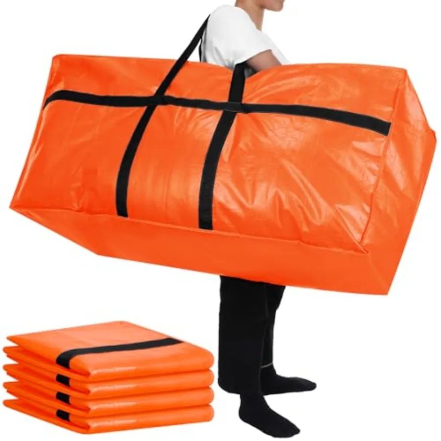 Pack Extra Large Moving Bags XXL Heavy Duty Storage Bag with Strong Zipper Handle Jumbo Big Tote Box Foldable for College Dorm
Pack Extra Large Moving Bags XXL Heavy Duty Storage Bag with Strong Zipper Handle Jumbo Big Tote Box Foldable for College Dorm