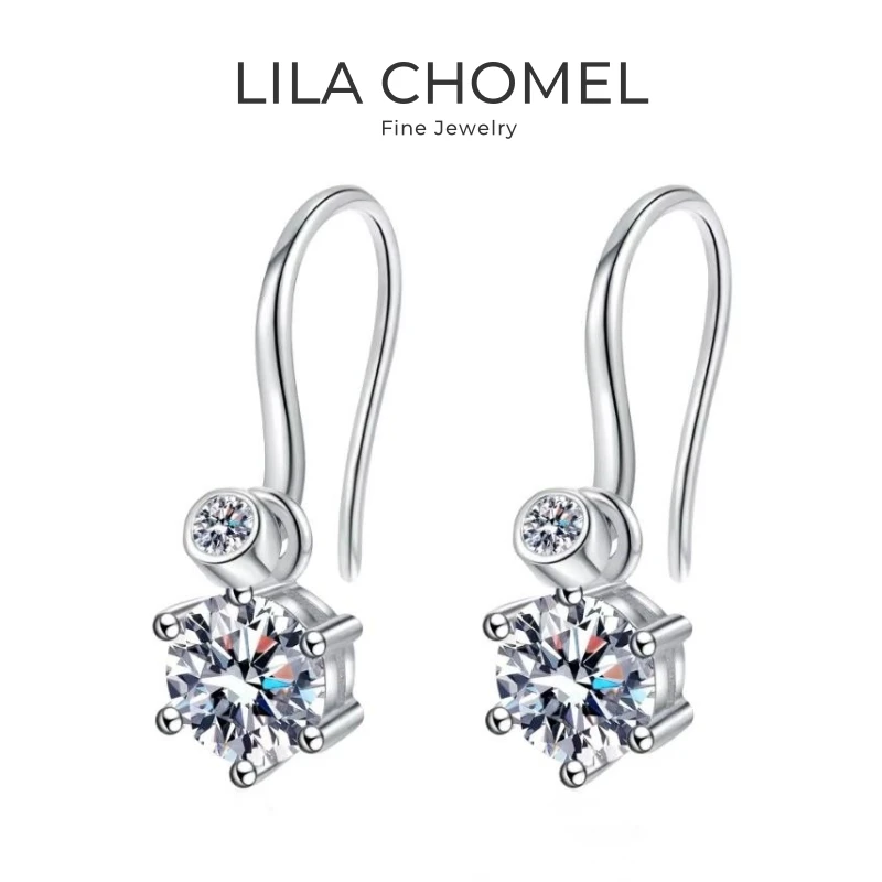 Women Valentine's Day 18K White Gold Wedding Drop Earrings 1.12/2.12/4.12CT Moissanite Diamond PT950 Platinum Girl Birthday Gift
Women Valentine's Day 18K White Gold Wedding Drop Earrings 1.12/2.12/4.12CT Moissanite Diamond PT950 Platinum Girl Birthday Gift