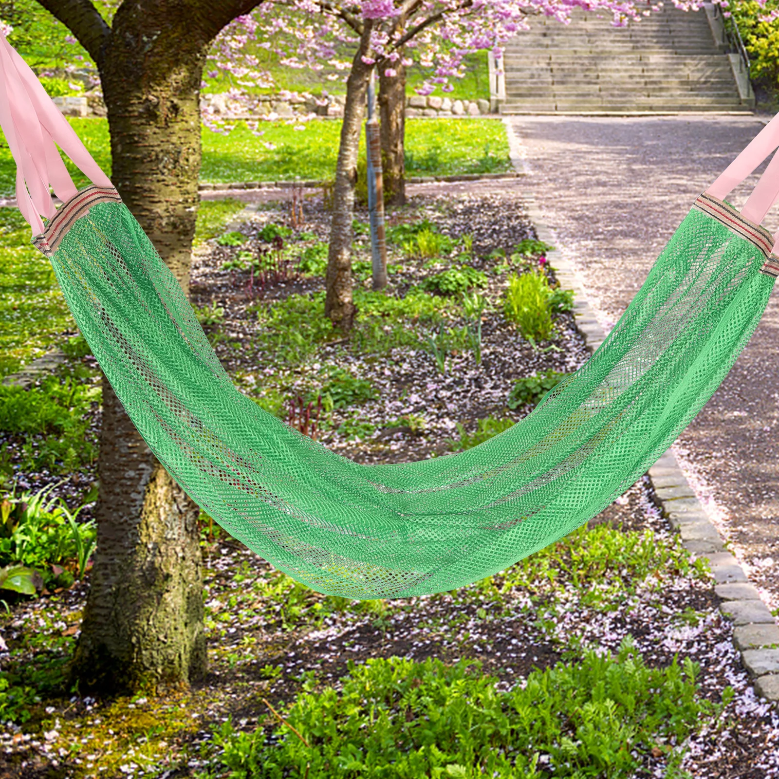 Outdoor Hammock For Camping: Lightweight Portable Mesh Hanging Bed For Backpacking Hiking Beach Garden Travel Gear
Outdoor Hammock For Camping: Lightweight Portable Mesh Hanging Bed For Backpacking Hiking Beach Garden Travel Gear