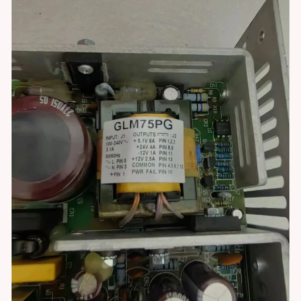 Industrial me-dical power supply +5.1V8A+24V4A-12V1A+12V2.5A GLM75PG
Industrial me-dical power supply +5.1V8A+24V4A-12V1A+12V2.5A GLM75PG