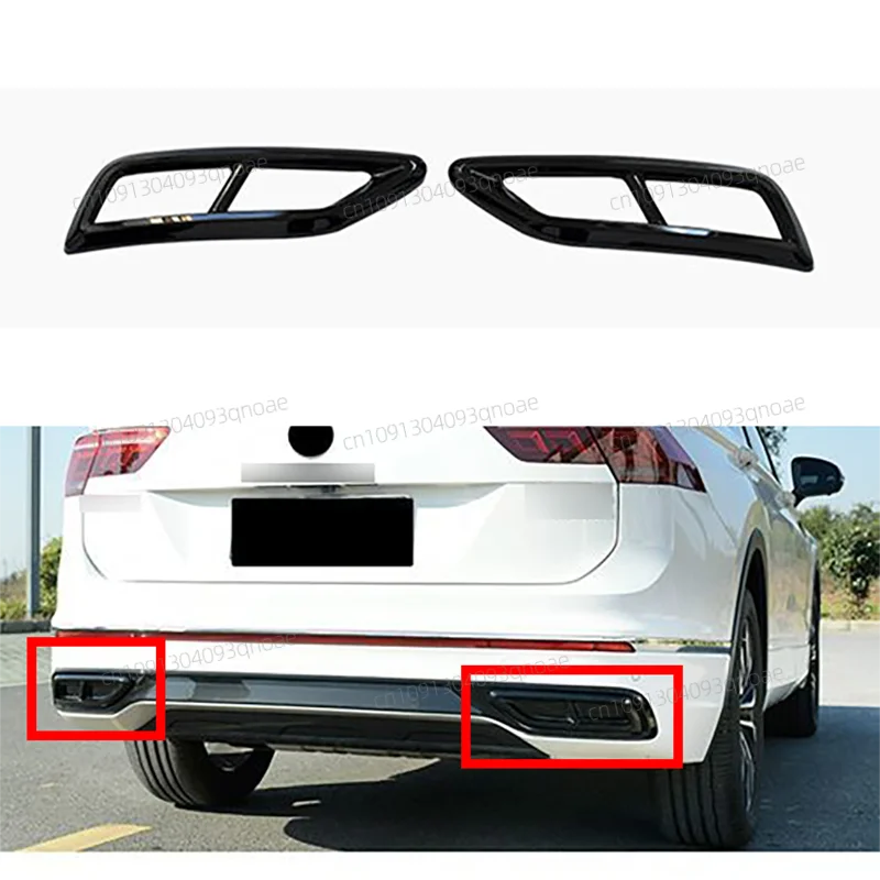 Auto Styling Exhaust R Line Rear Bumper Exhaust Trim For New Tiguan 2020 2021 2022 Gloss Black
Auto Styling Exhaust R Line Rear Bumper Exhaust Trim For New Tiguan 2020 2021 2022 Gloss Black