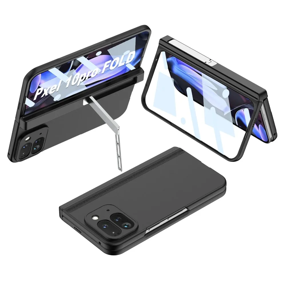 Кожаный чехол для телефона с подставкой для Google Pixel 9 10 Pro, складная защита шарнира, полное покрытие экрана и защитная оболочка для объектива
Кожаный чехол для телефона с подставкой для Google Pixel 9 10 Pro, складная защита шарнира, полное покрытие экрана и защитная оболочка для объектива