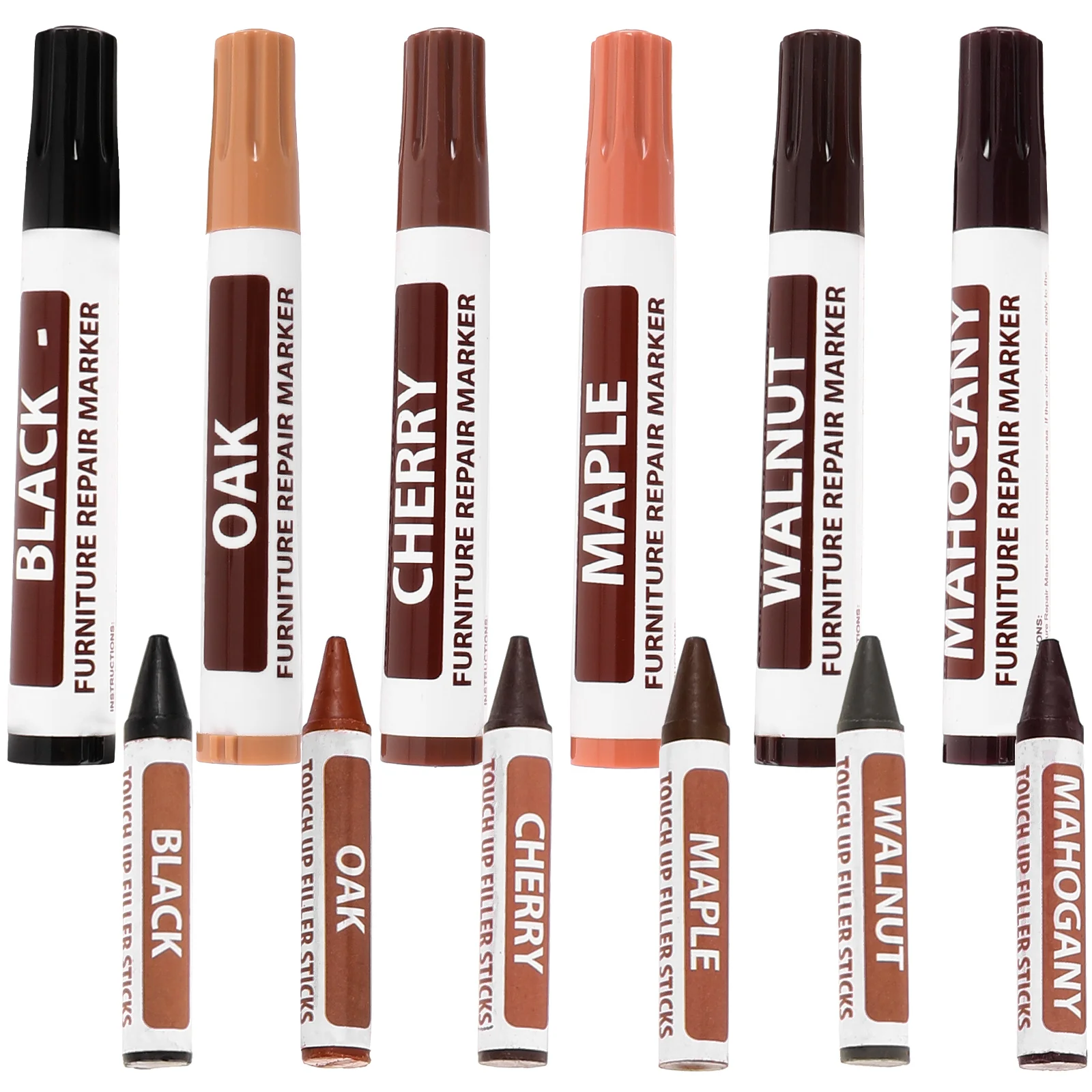 1 Set of Furniture Touch-up Markers Wood Furniture Repair Markers Wood Scratch Repair Markers marker pens
1 Set of Furniture Touch-up Markers Wood Furniture Repair Markers Wood Scratch Repair Markers marker pens