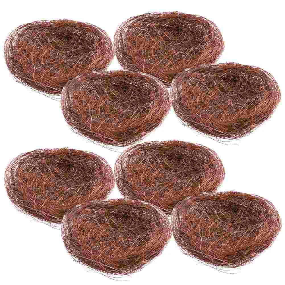 16 Pcs Bird's Nest Plate Decoration Artificial for Crafts Woven Decorations Party Ornament Parakeet Small Micro Landscape Toy
16 Pcs Bird's Nest Plate Decoration Artificial for Crafts Woven Decorations Party Ornament Parakeet Small Micro Landscape Toy