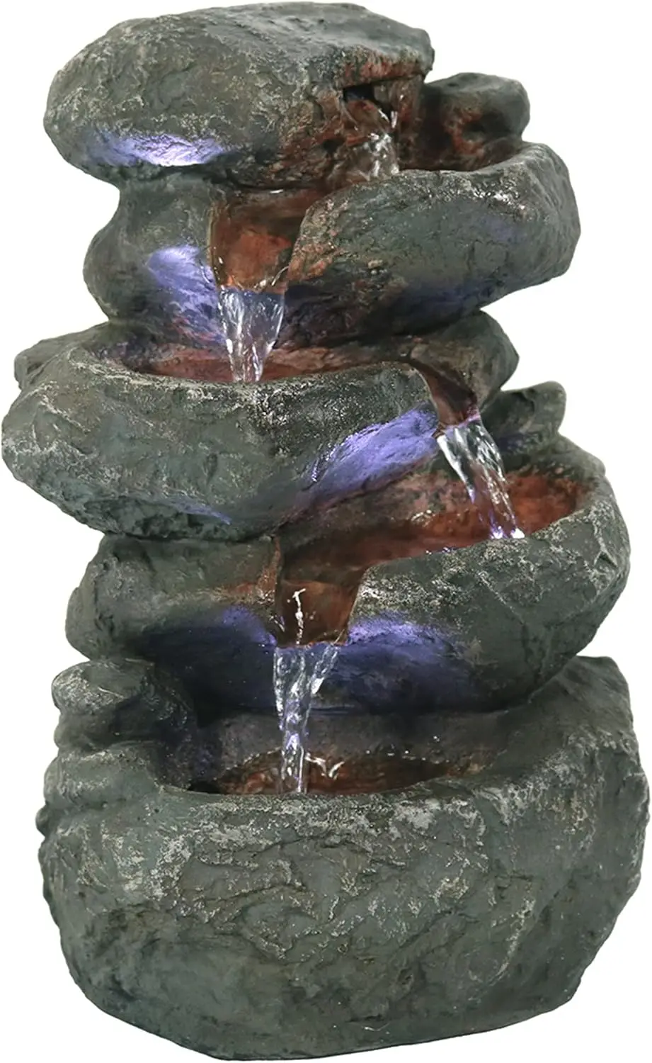 Stacked Rocks Desktop Water Fountain with LED Lights - 10.5 Inch Relaxing Indoor Decor for Office, Bedroom, Living Room
Stacked Rocks Desktop Water Fountain with LED Lights - 10.5 Inch Relaxing Indoor Decor for Office, Bedroom, Living Room
